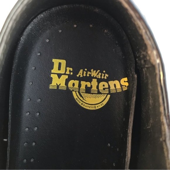 Dr. Martens Black and Red Plaid Brogues - Picture 7 of 11